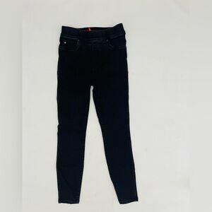 Women’s black denim Spanx ankle skinny jeans size small